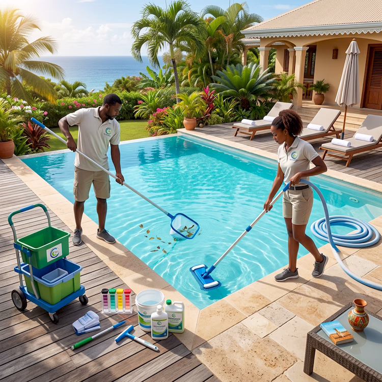 nettoyage de gîte en guadeloupe