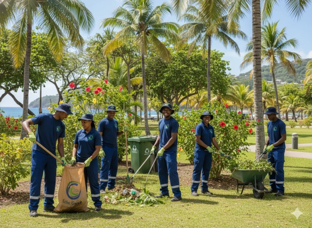 Nettoyage espace vert Guadeloupe